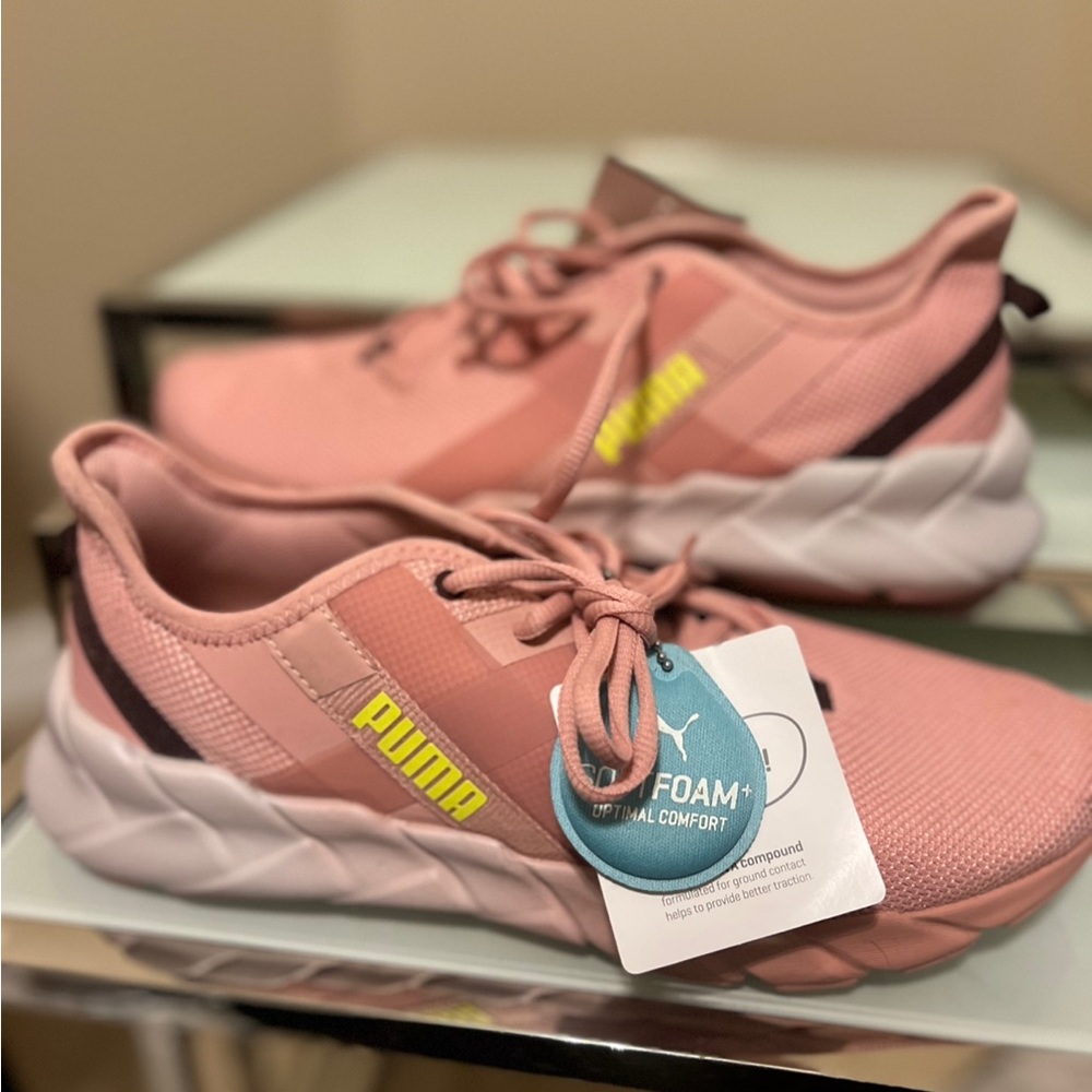 Puma Soft Foam Pink Athletic Shoes